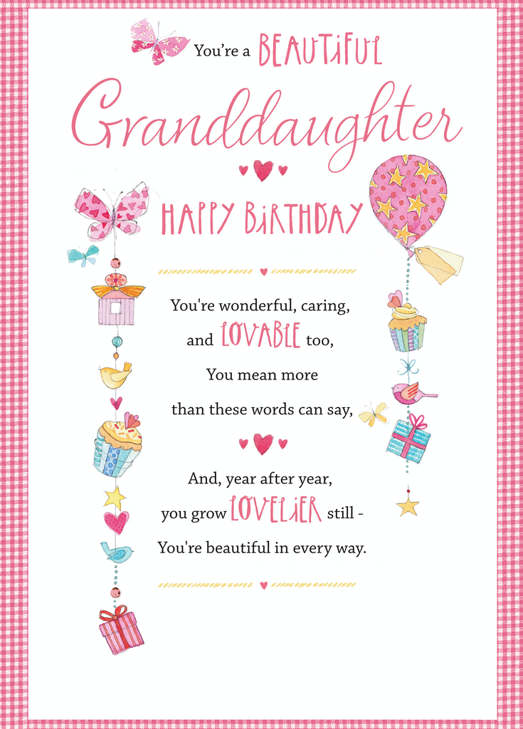 Birthday Cards for Granddaughter | Hallmark UK