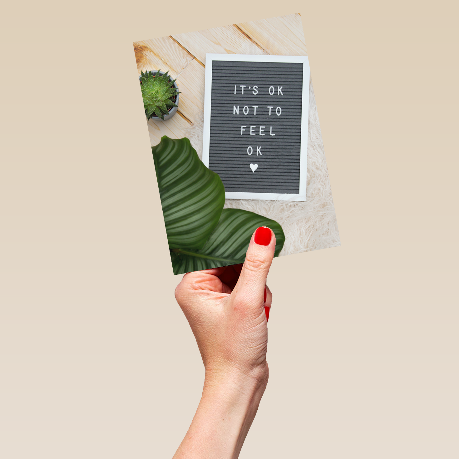 Personalised It's OK Not To Feel OK Card – Hallmark