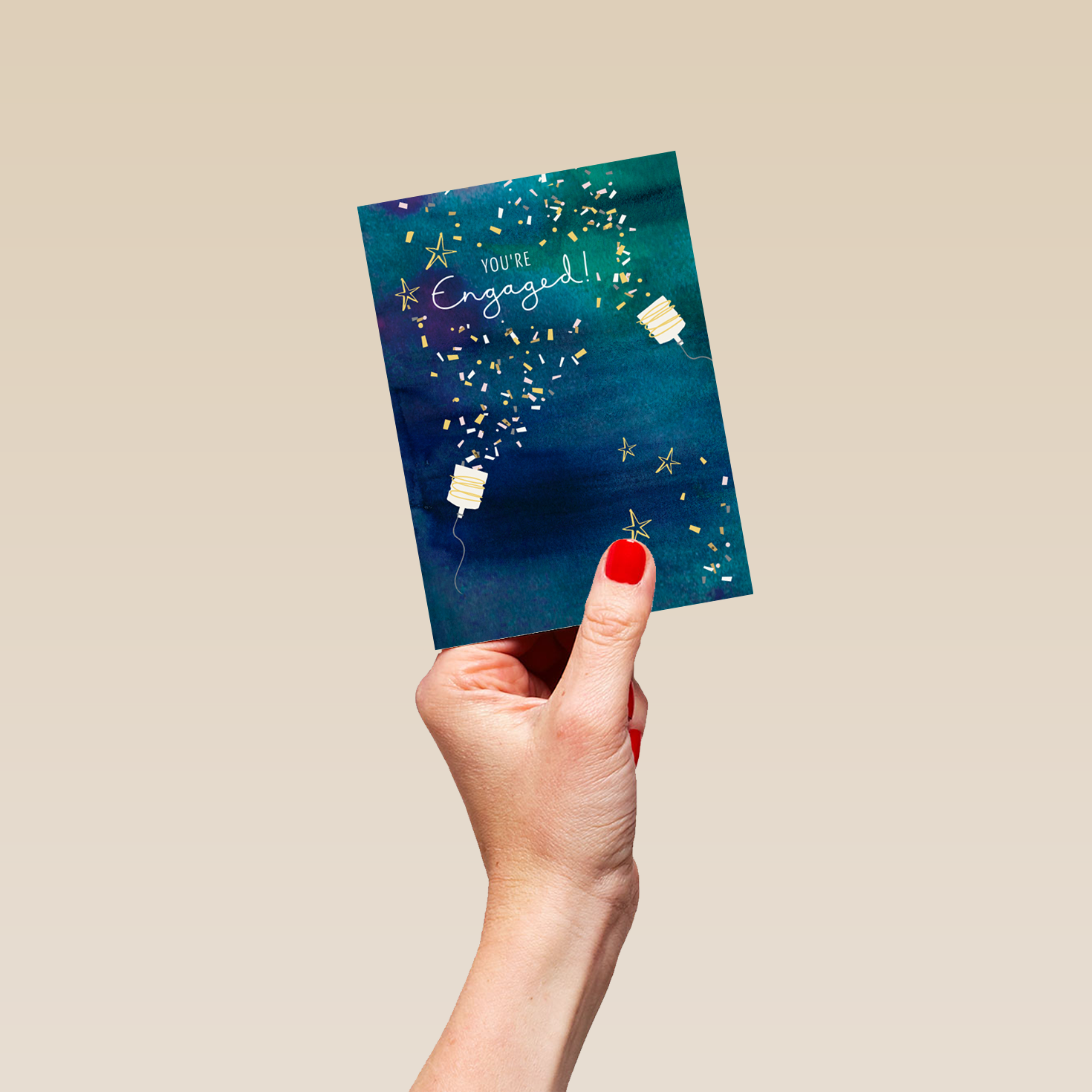 Personalised Congratulations You're Engaged Party Popper Card – Hallmark