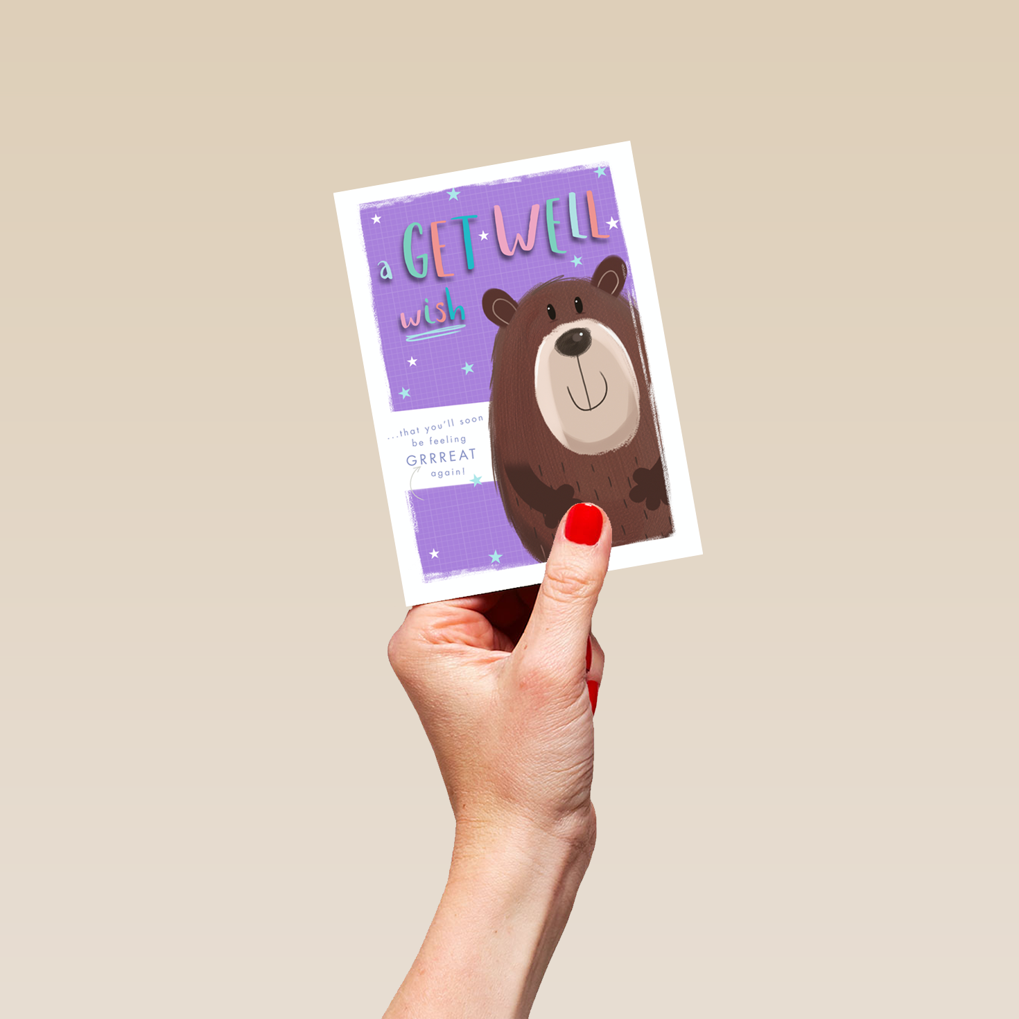 Get well soon bear hallmark sales