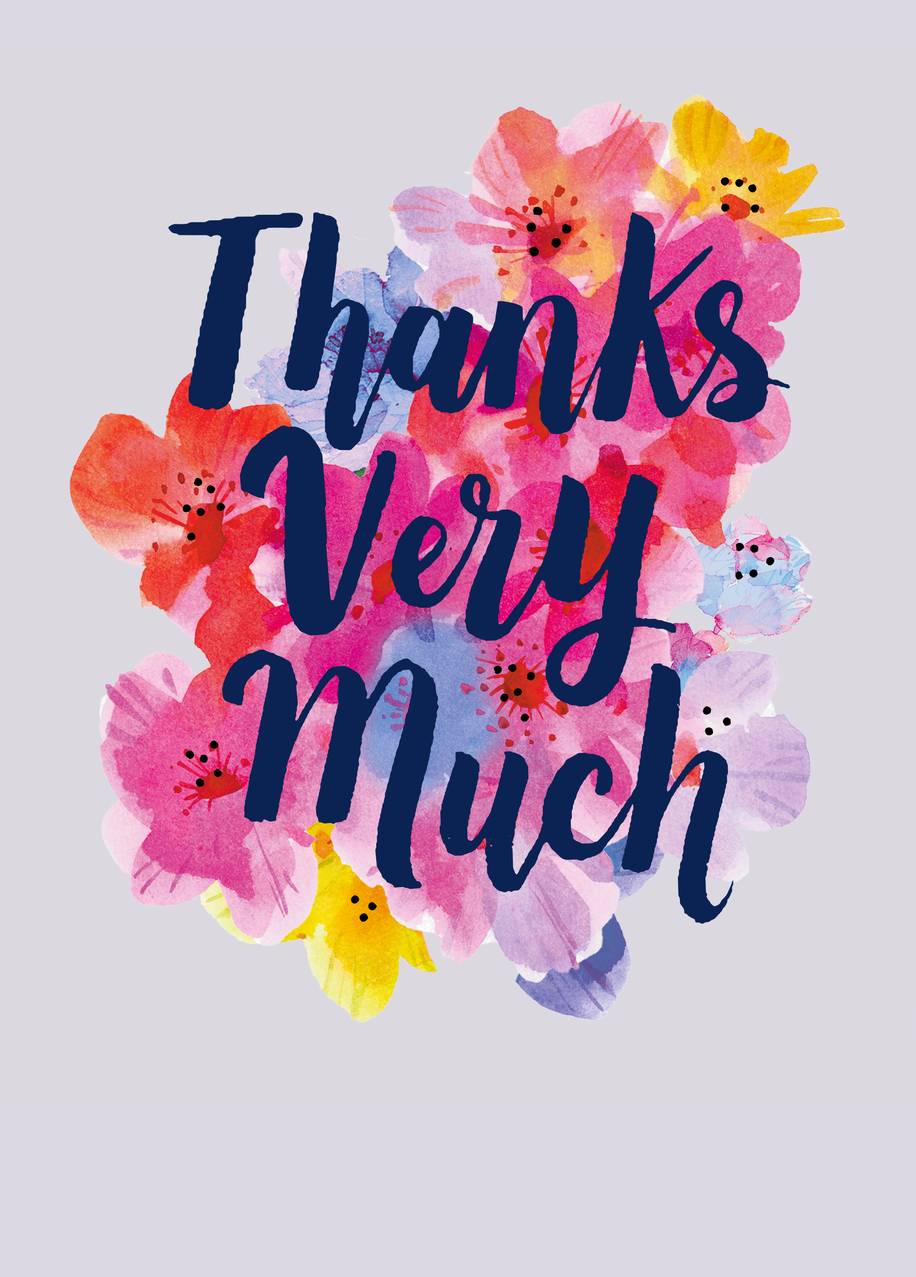 Personalised Thanks Very Much Card – Hallmark