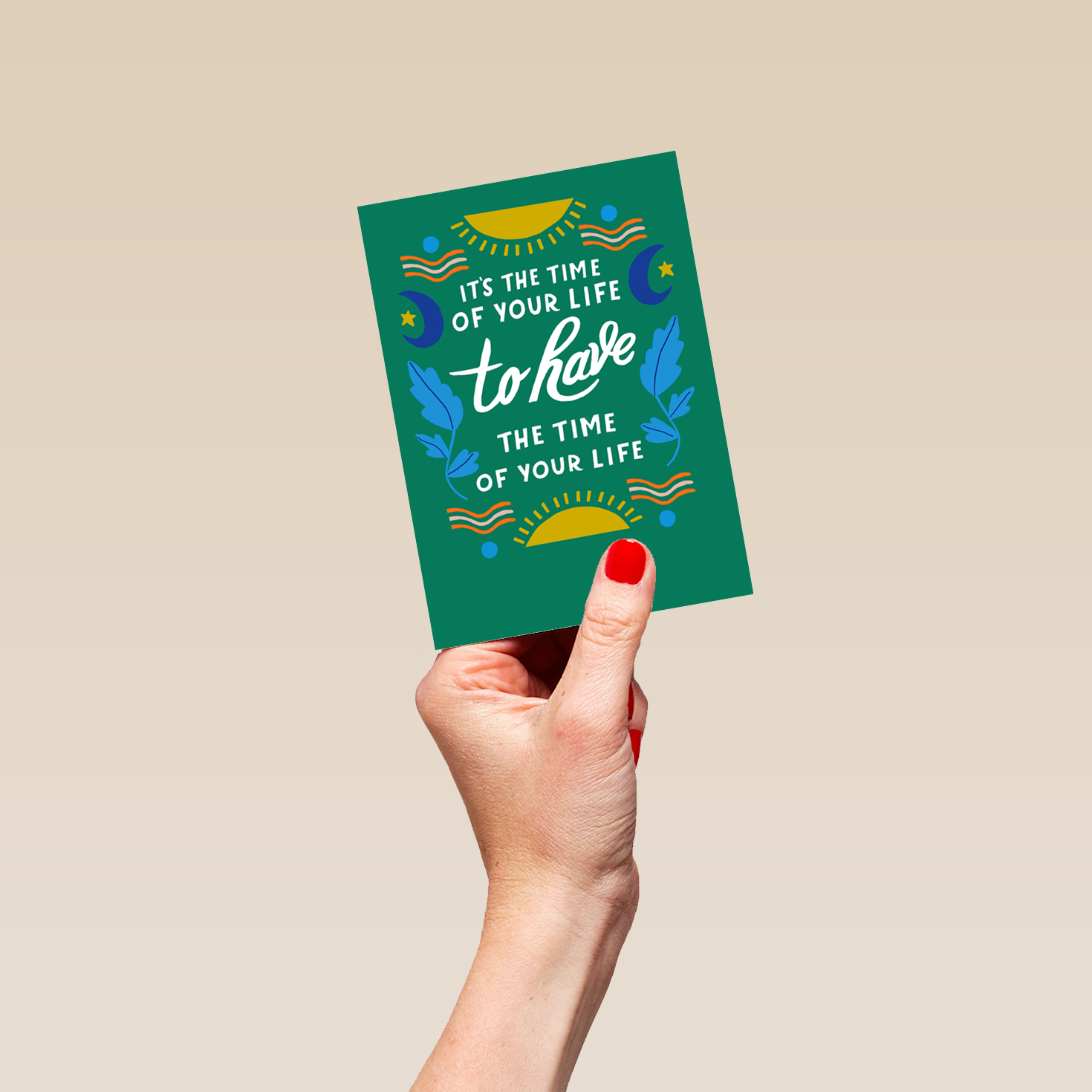 Personalised Contemporary Life Card – Hallmark
