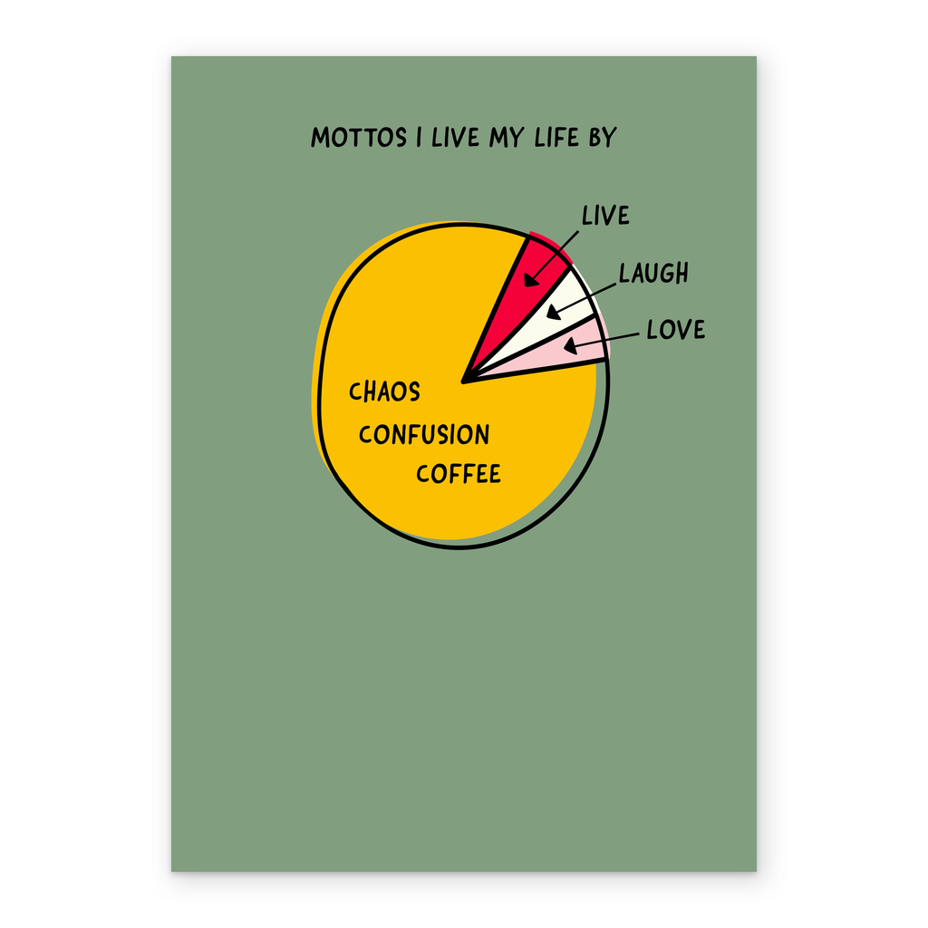 Fun Pie Chart Design Personalised Funny Pie Chart Card – Hallmark
