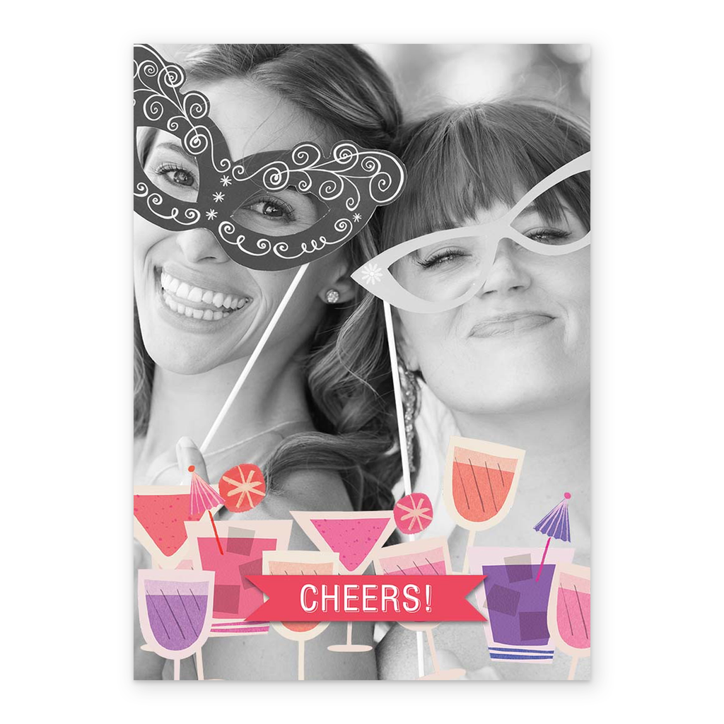 Cheers Card Personalised Cheers Drinks Photo Card – Hallmark