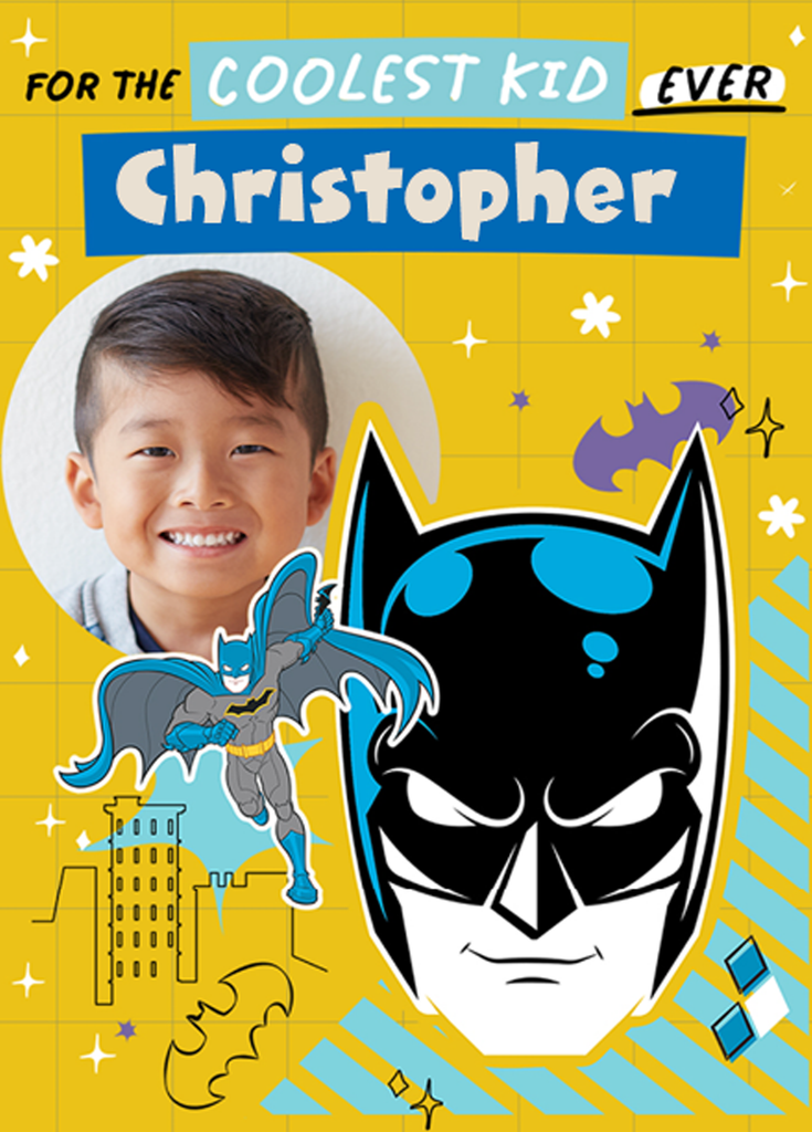 Personalised DC Batman Design Birthday Card – Hallmark