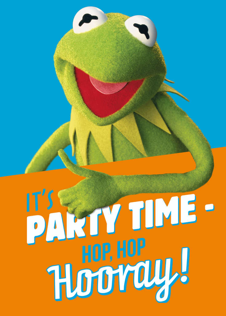 Personalised Disney Kermit The Frog Birthday Card – Hallmark