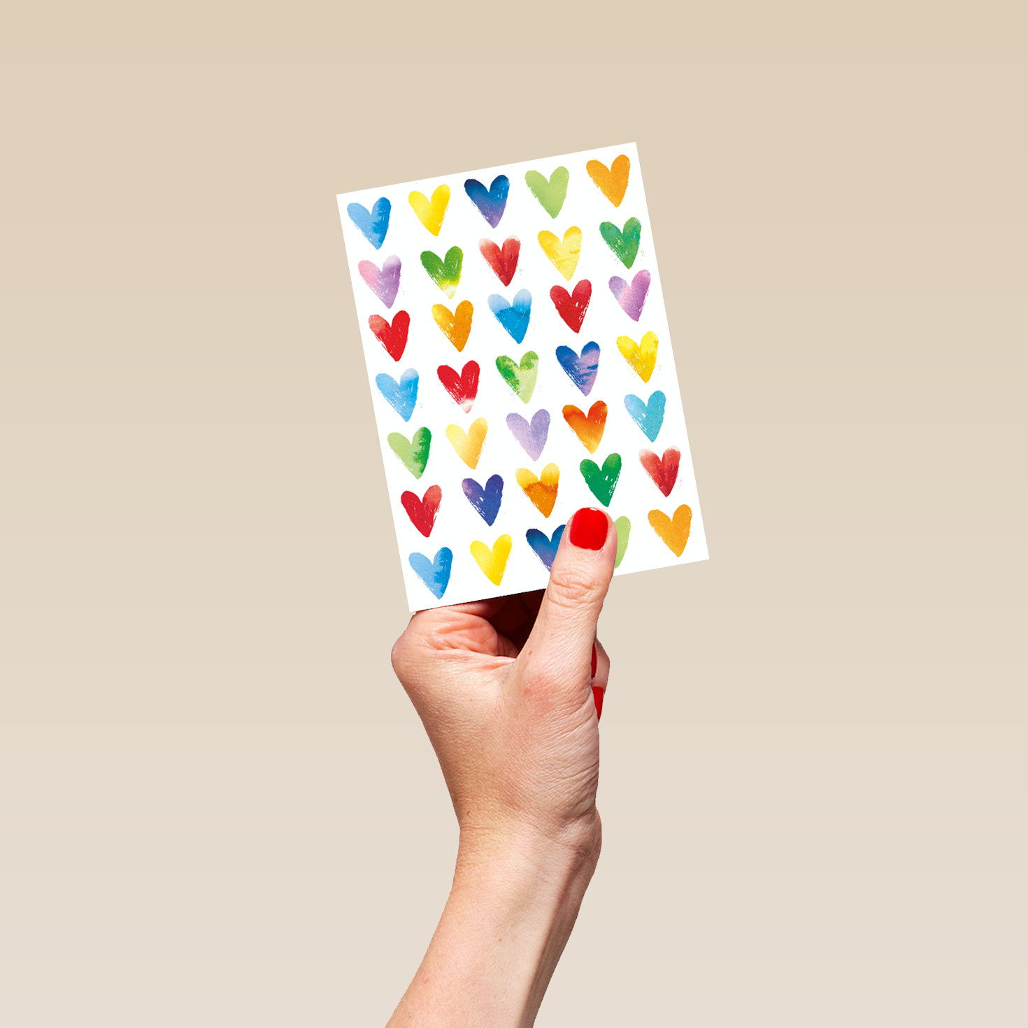 Heart Patterned Card Personalised Patterned Love Heart Card – Hallmark