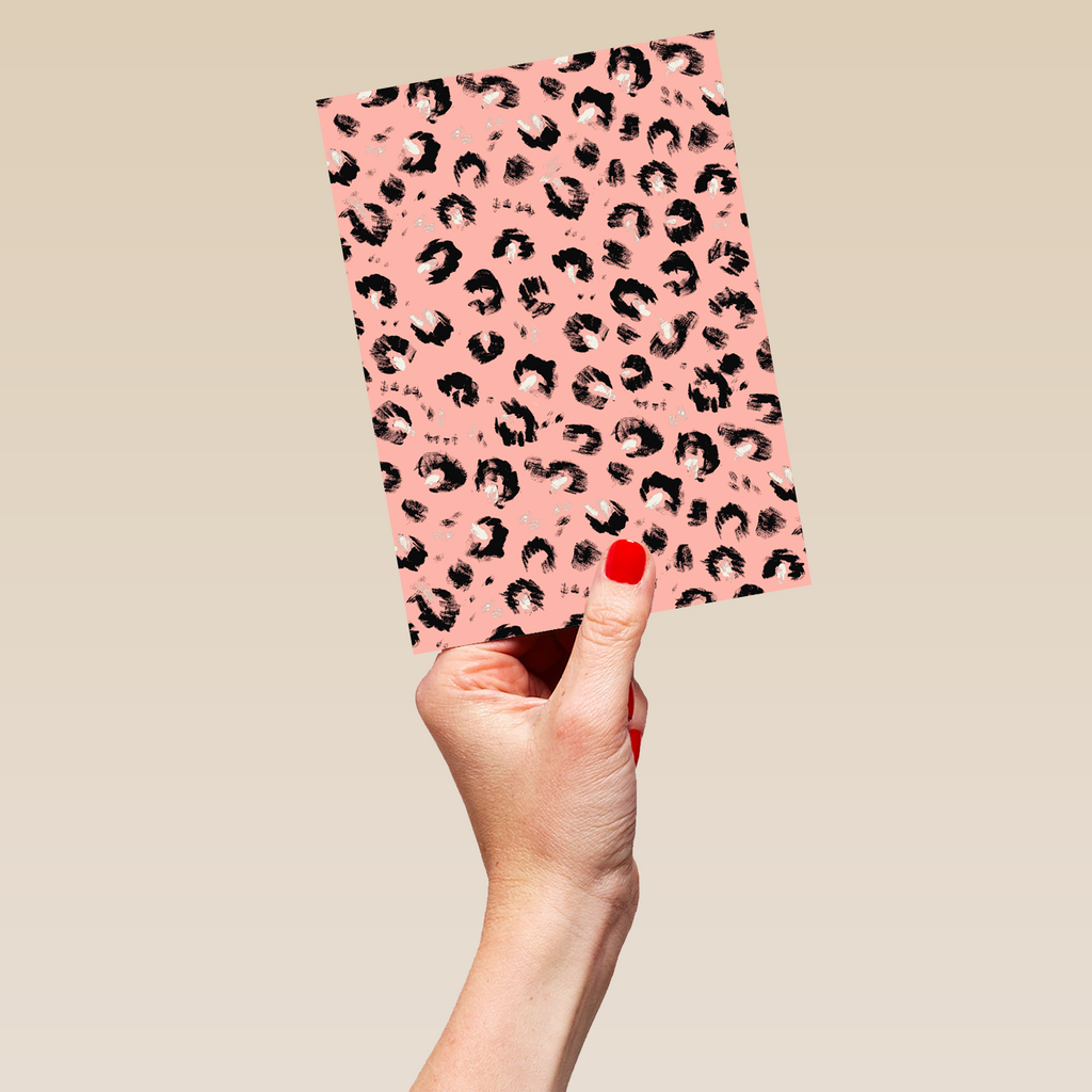 Personalised Leopard Print Pattern Card – Hallmark