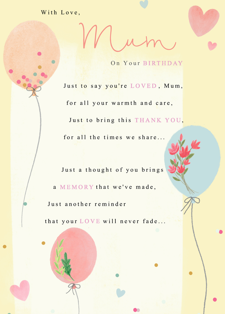 Mum Birthday Card | Birthday Card for Mother | Hallmark UK