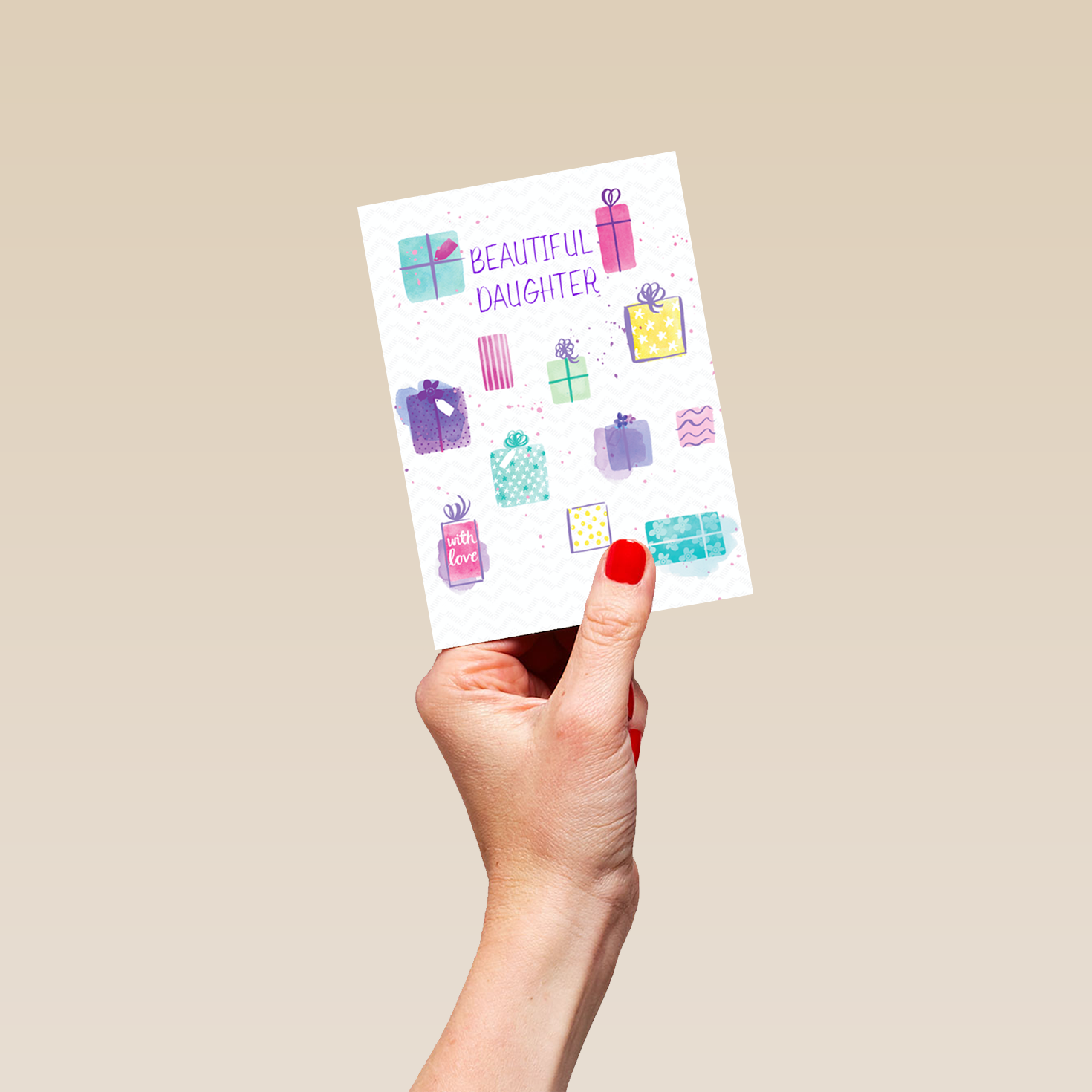 Personalised Wrapped Presents & Gifts Card For Daughter – Hallmark