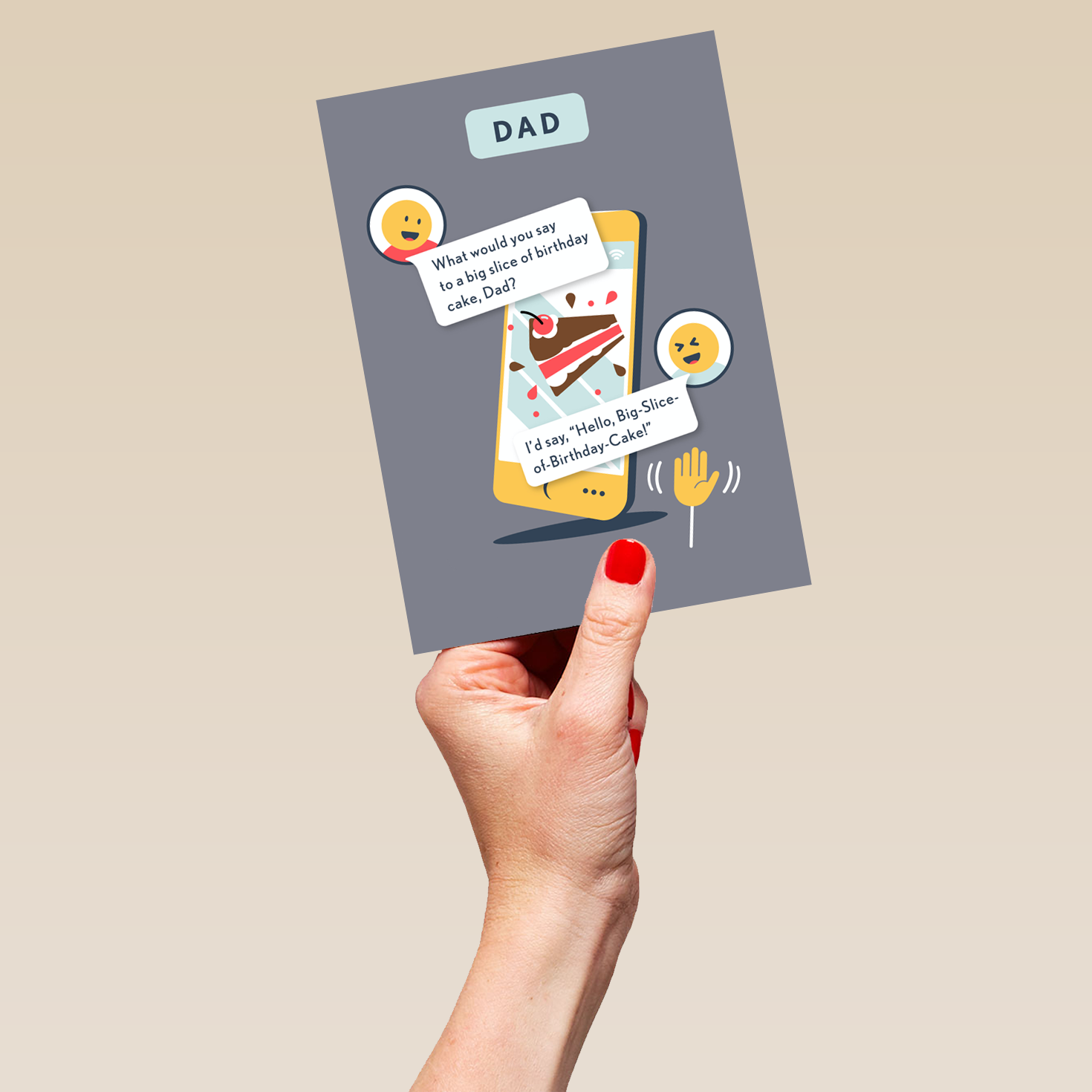 Dad Contacts Personalised Funny Mobile Phone Text Dad Card – Hallmark