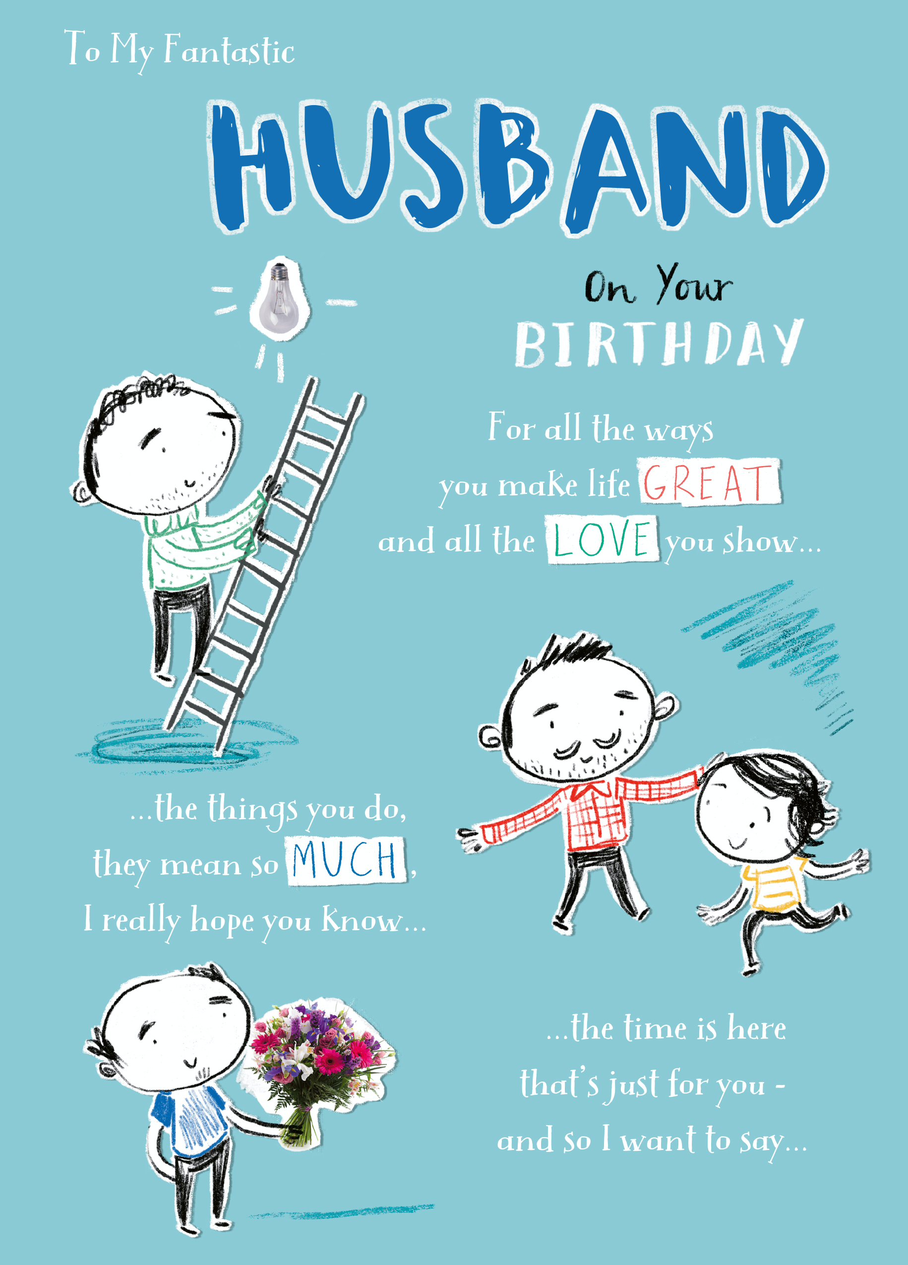 Birthday Cards For Husband For My Husband With Love On Your Birthday