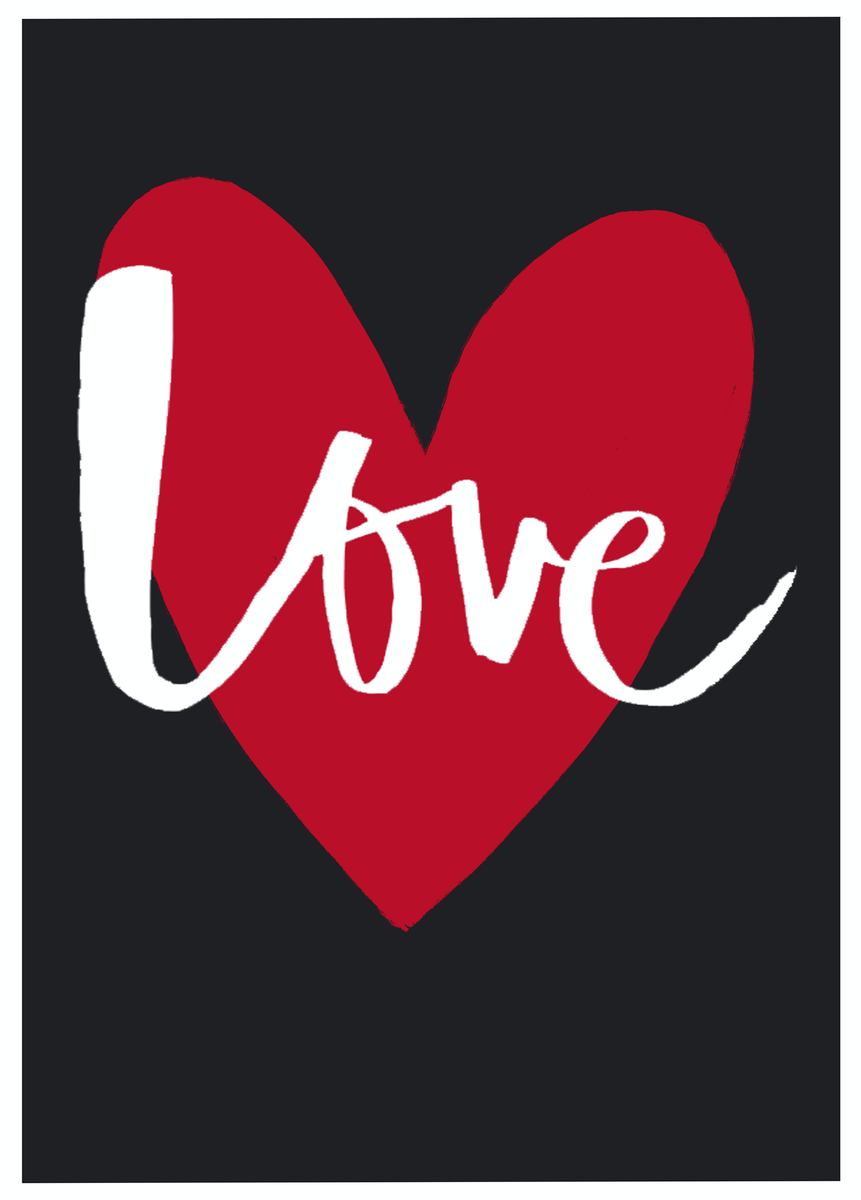 Personalised Love Heart Card for Husband – Hallmark