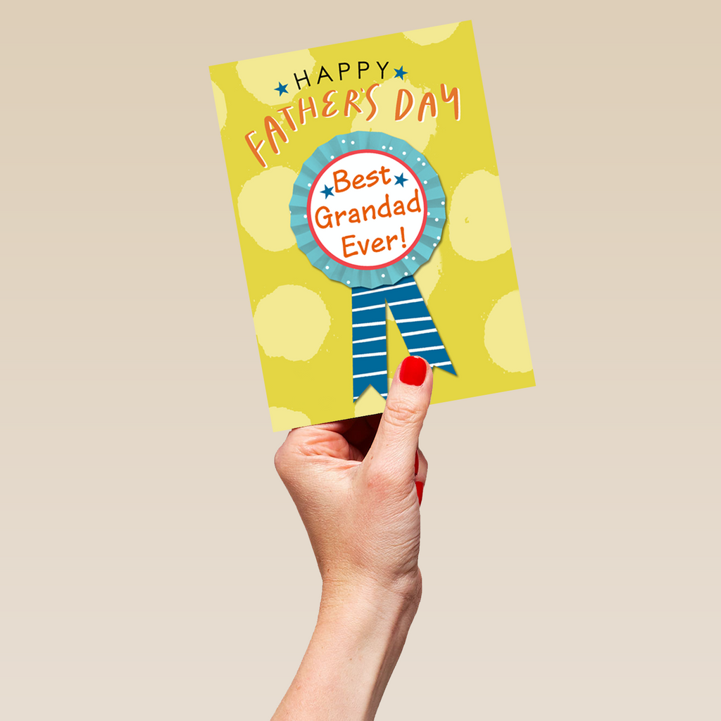 Personalised Best Grandad Ever Rosette Father s Day Card Hallmark personalised-best-grandad-ever-rosette-father-s-day-card-hallmark