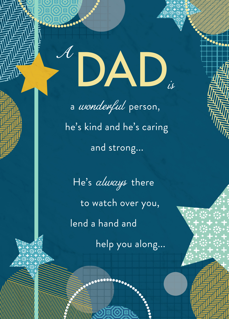 Personalised For Dad Traditional Written Verse Father's Day Card – Hallmark