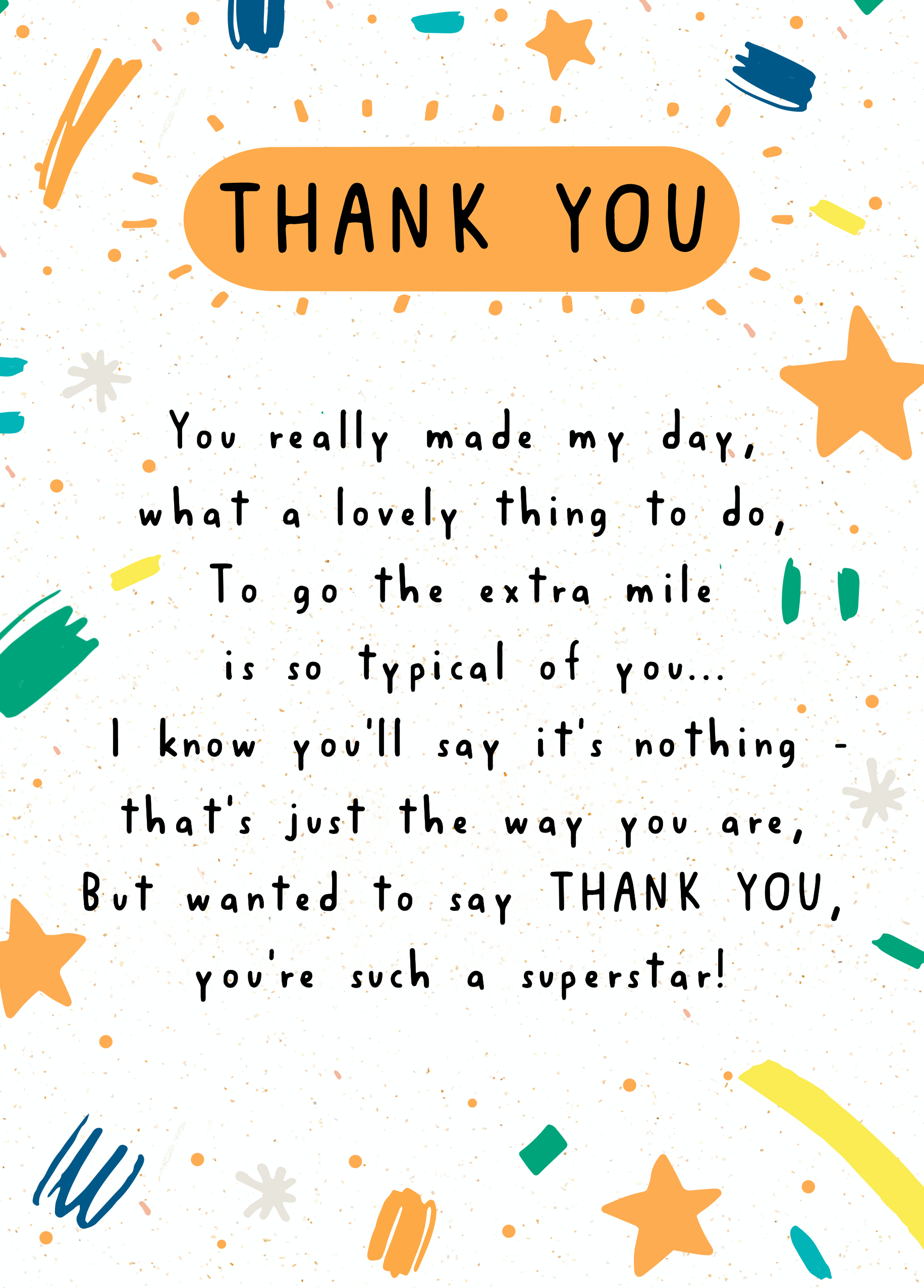 F3005224 hero personalised classic heartfelt verse & stars thank you card – hallmark