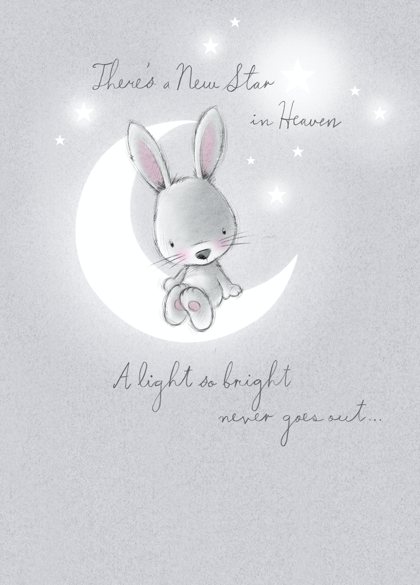 Personalised Illustrated Rabbit Sympathy Card – Hallmark