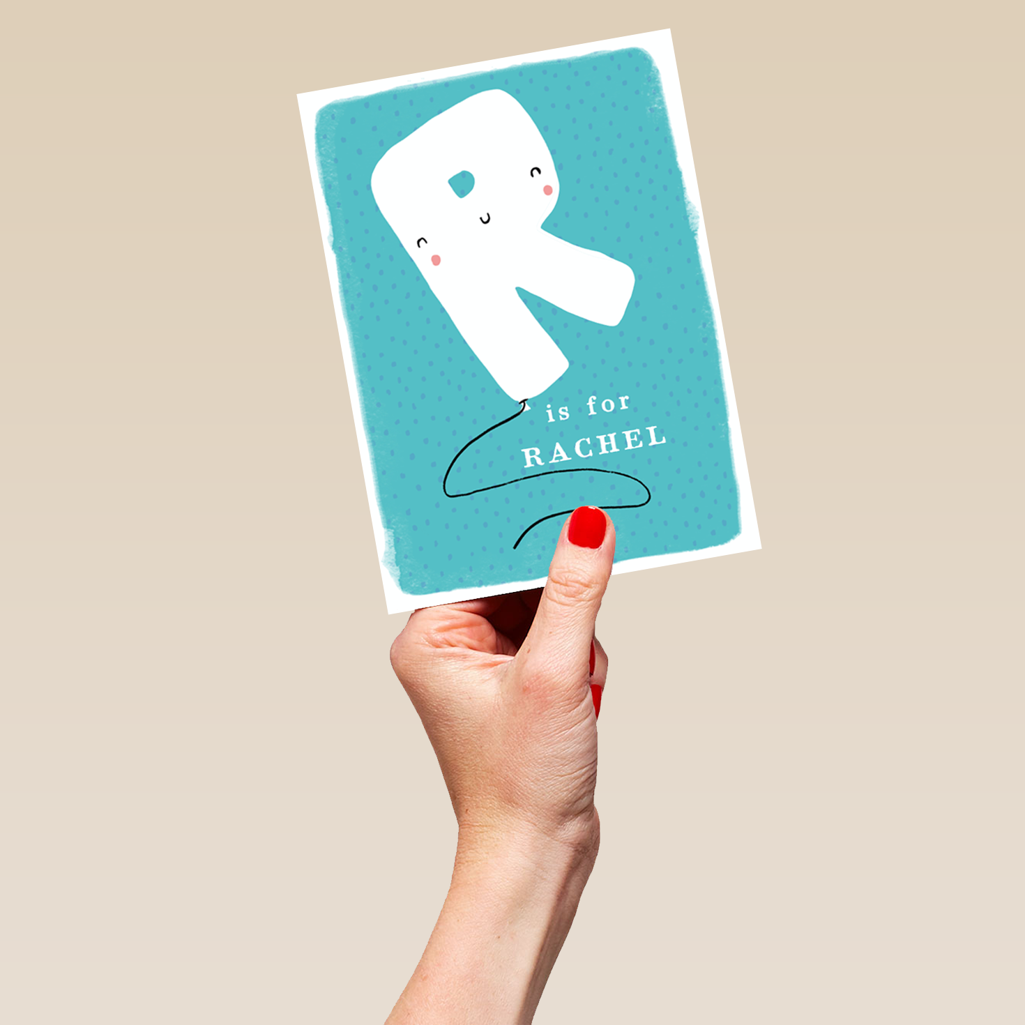 Editable Fun Letter R Birthday Card | Personalised Cards | Hallmark UK