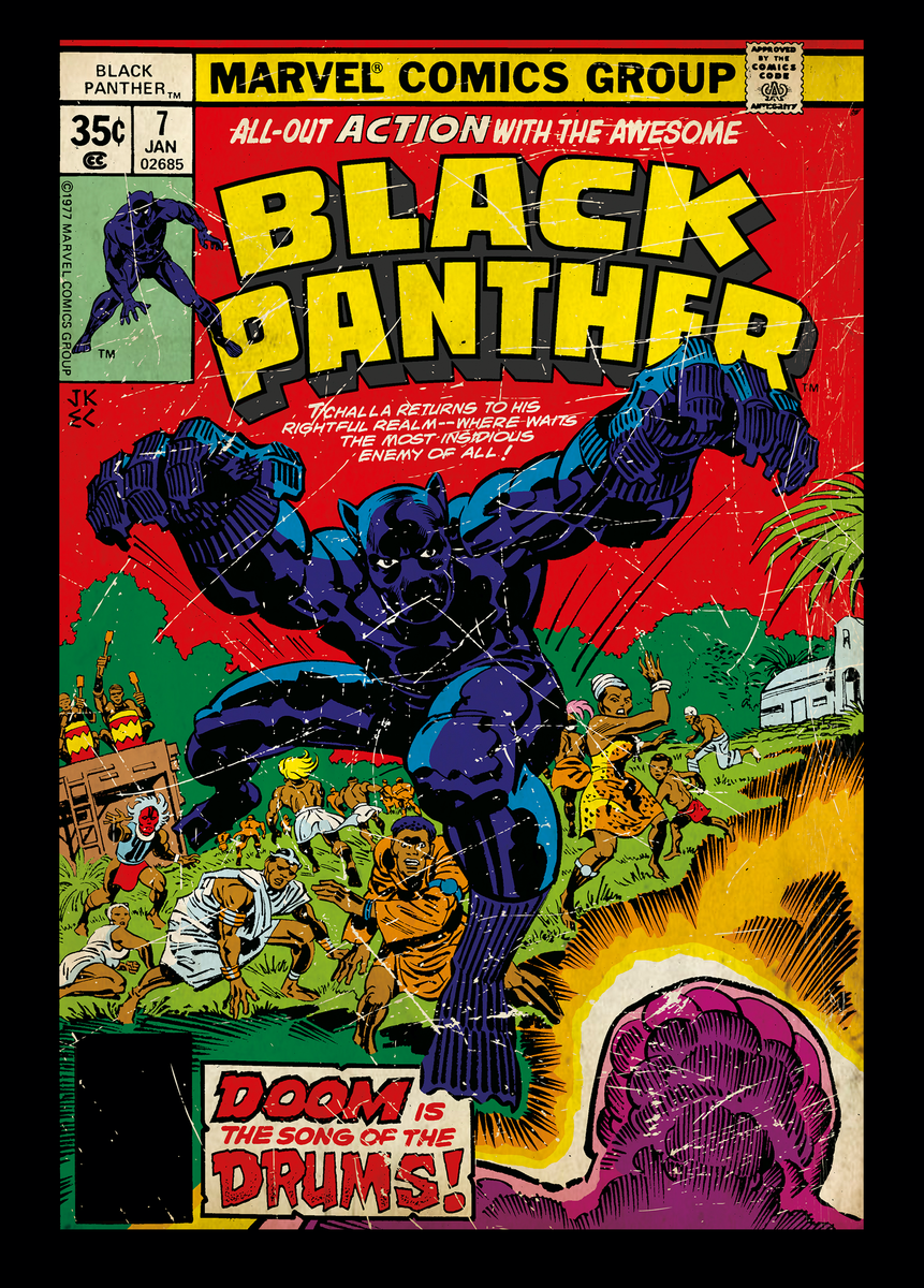 Personalised Marvel Avengers Black Panther Card – Hallmark