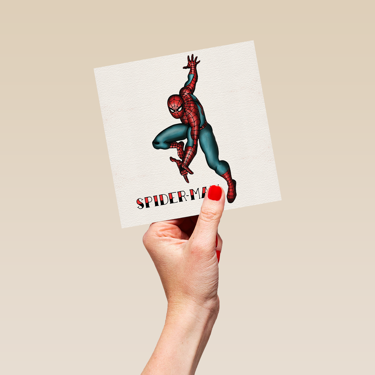 Personalised Marvel SpiderMan Hero Birthday Card Hallmark