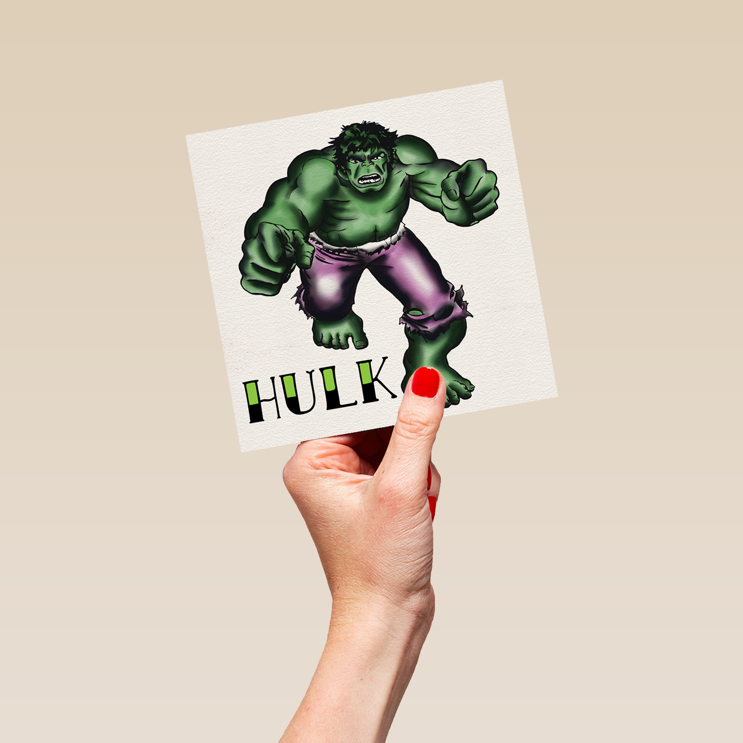 Personalised Marvel Incredible Hulk Hero Birthday Card – Hallmark Personalised Marvel Incredible Hulk Hero Birthday Card – Hallmark